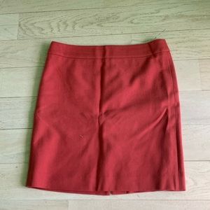 JCrew Rustic Orange Wool Skirt - Size 14 - New